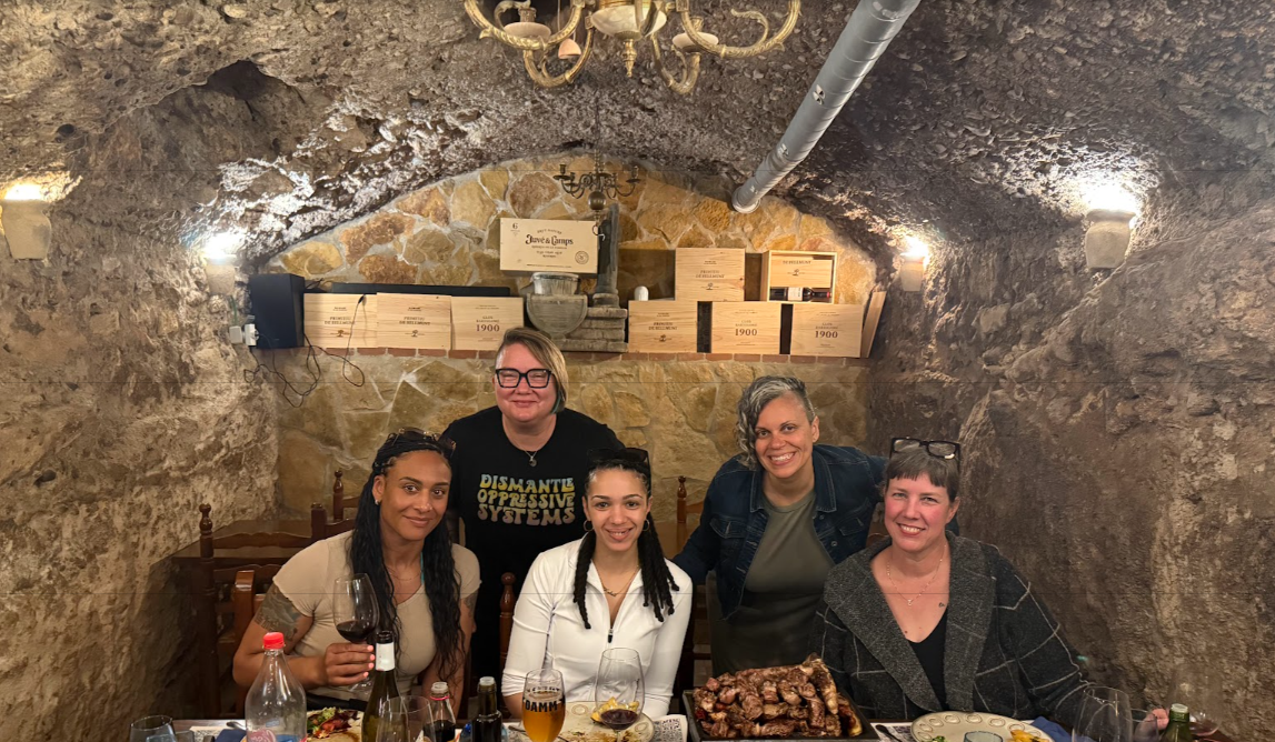enjoying an amazing braseria meal - rest | restore | explore at l'Artesania - Tarragona Spring 2025 
