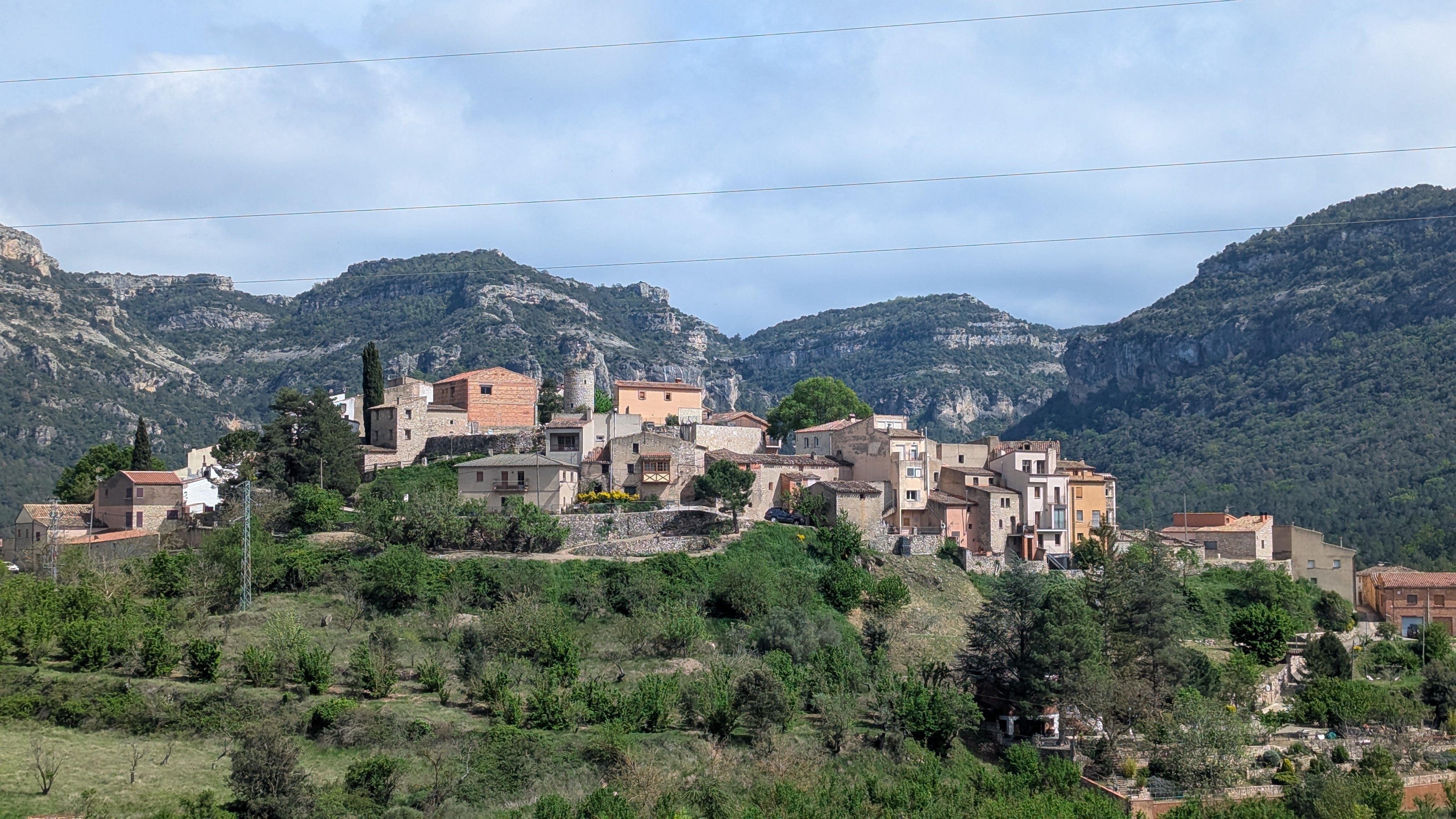 quaint town nestled in the Prades mountains